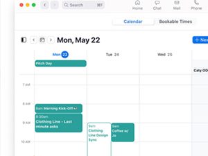 Zoom Launching Email and Calendar Tools
