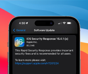 Apple Released Its First-Ever Rapid Security Response Update for iPhone, iPad, and Mac