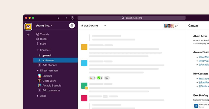 Slack Launches Its 'canvas' For Collaborative Content Exchange