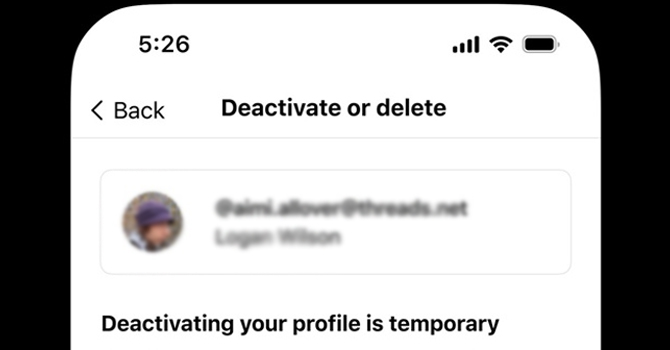 User Can Now Delete Their Threads Profile Without Losing Their Instagram Account