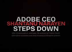 Adobe CEO Shantanu Narayen Steps Down