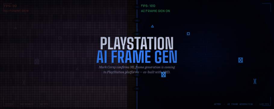 PlayStation AI Frame Generation