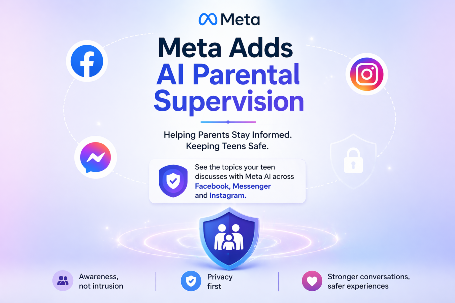 Meta Adds AI Parental Supervision