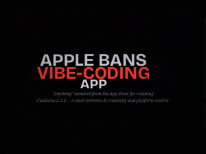 Apple Bans “Anything” App: A Turning Point for AI-Powered Vibe Coding